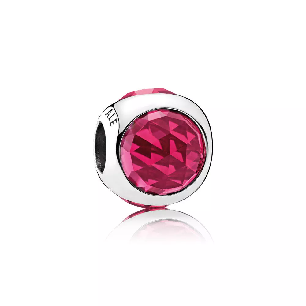 pandora charm kiraz rengi işıltılı damlacık 792095ncc