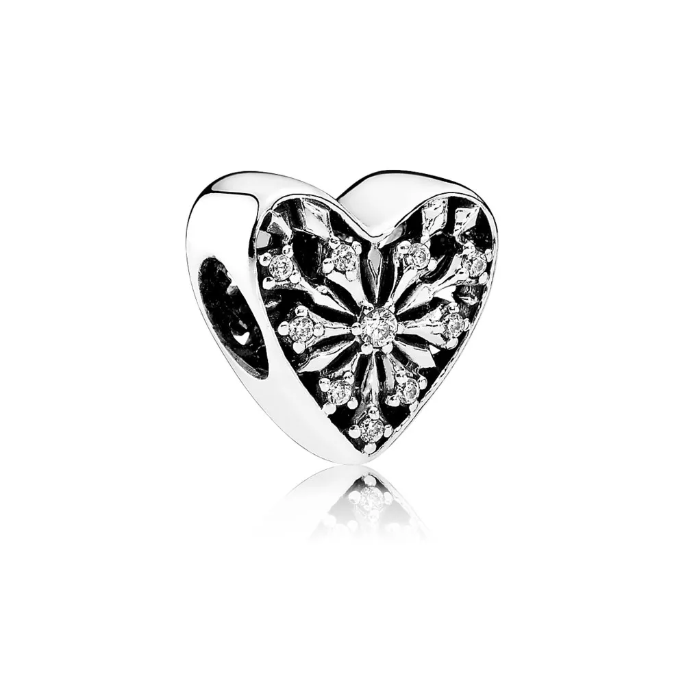 pandora charm kış kalbi 791996cz