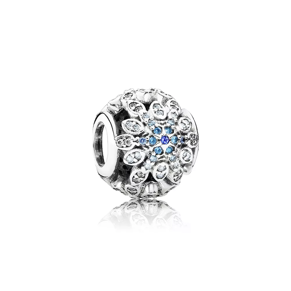 pandora charm kristal kar taneleri 791760nblmx
