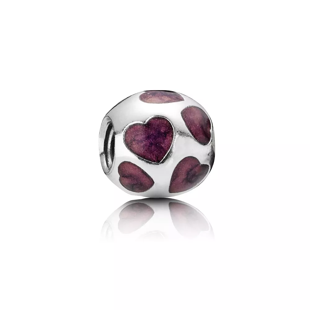 pandora charm mor kalpler 790543en21