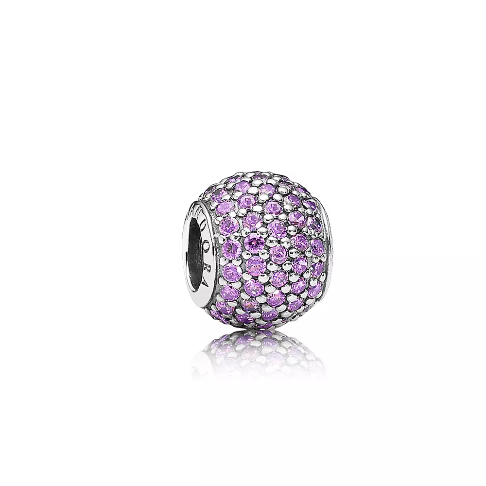 pandora charm mor pave işıkları 791051cfp