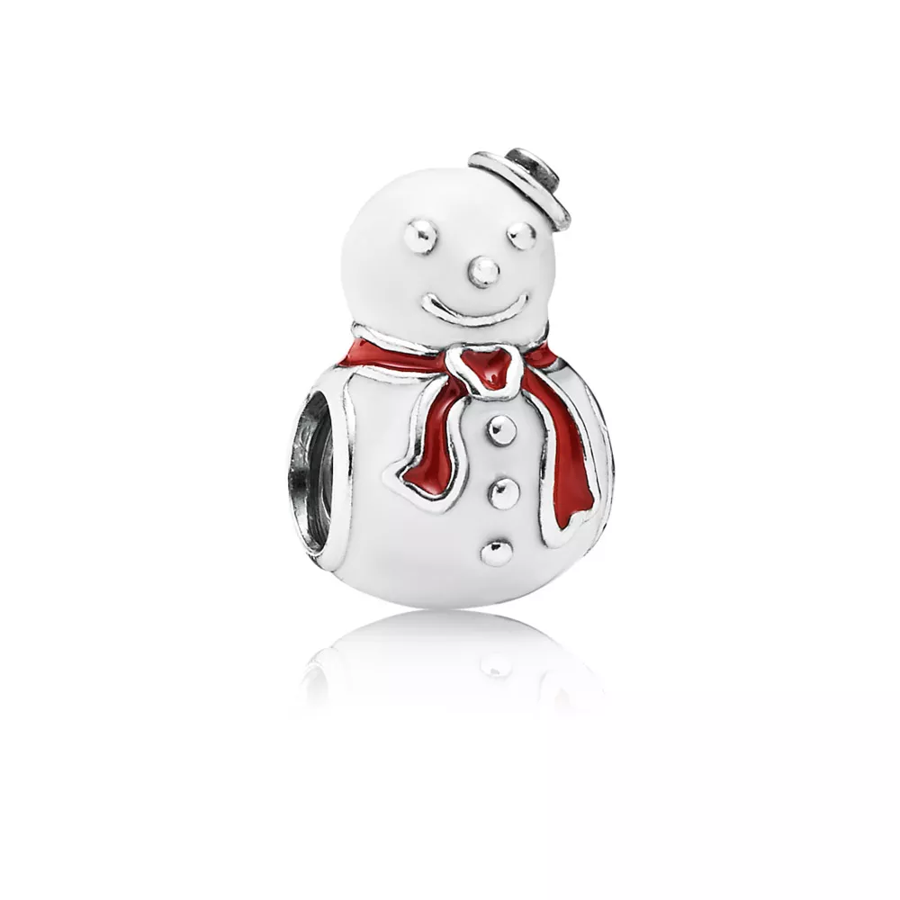 pandora charm mutlu kardan adam 791406enmx