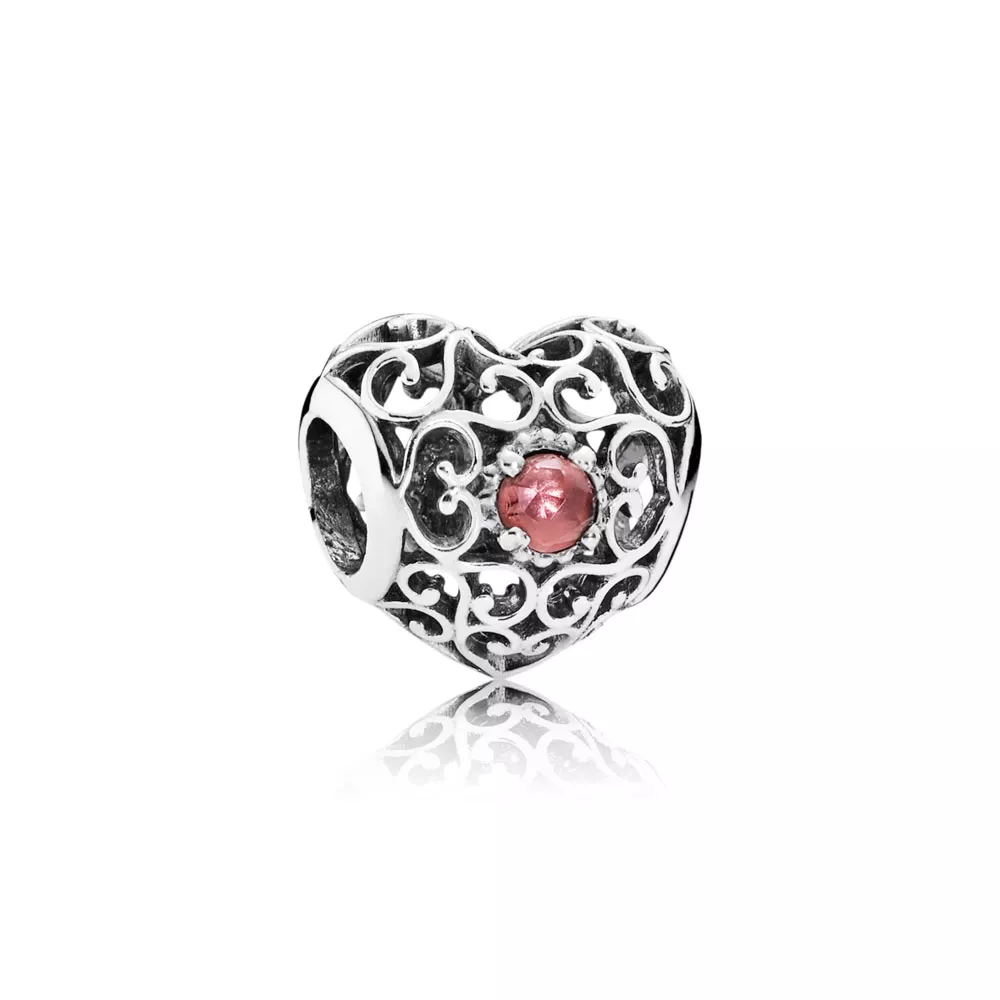 pandora charm ocak kalp 791784gr