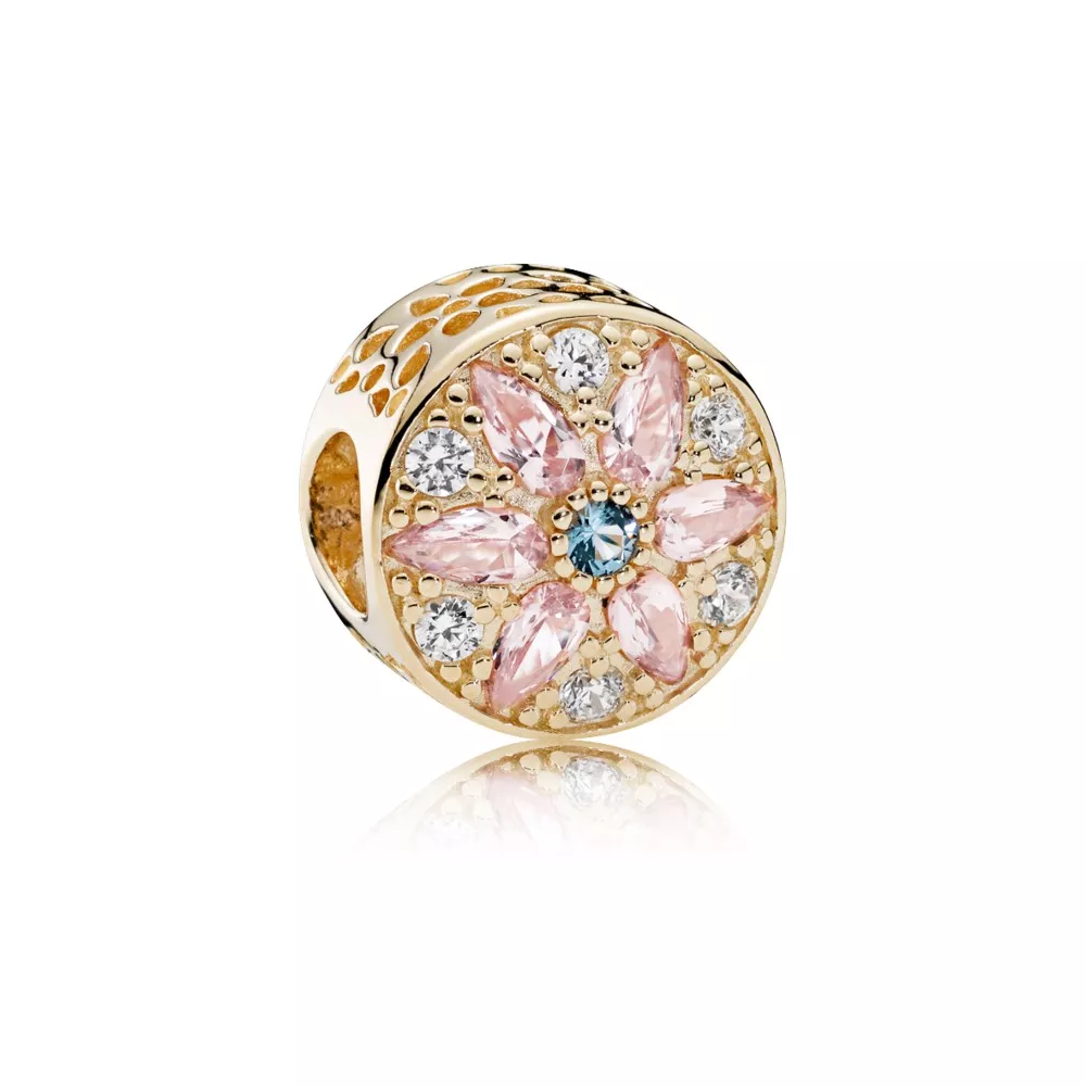 pandora charm opulent floral charm 751003nbp