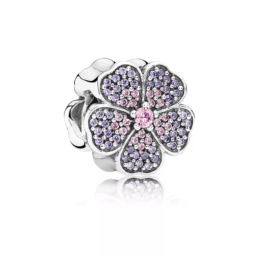 pandora charm parıldayan çuha çiçeği 791481pcz