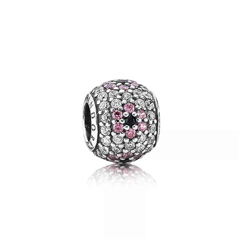 pandora charm parlak çiçek 791129cz