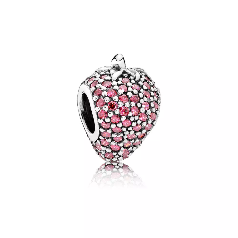 pandora charm pave çilek 791899czr