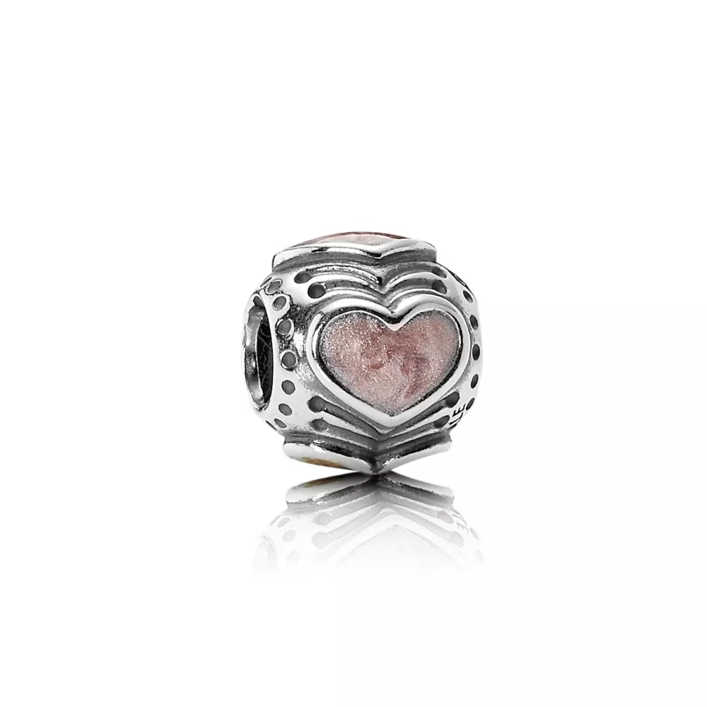 pandora charm pembe kalpler 790591en28