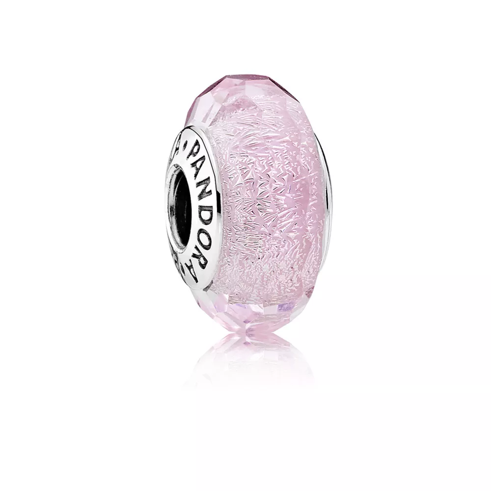 pandora charm pembe parlak cam 791650