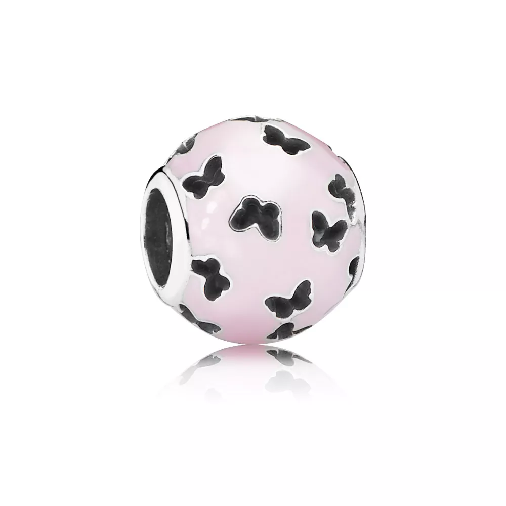 pandora charm pembe titrek kelebek 791483en68