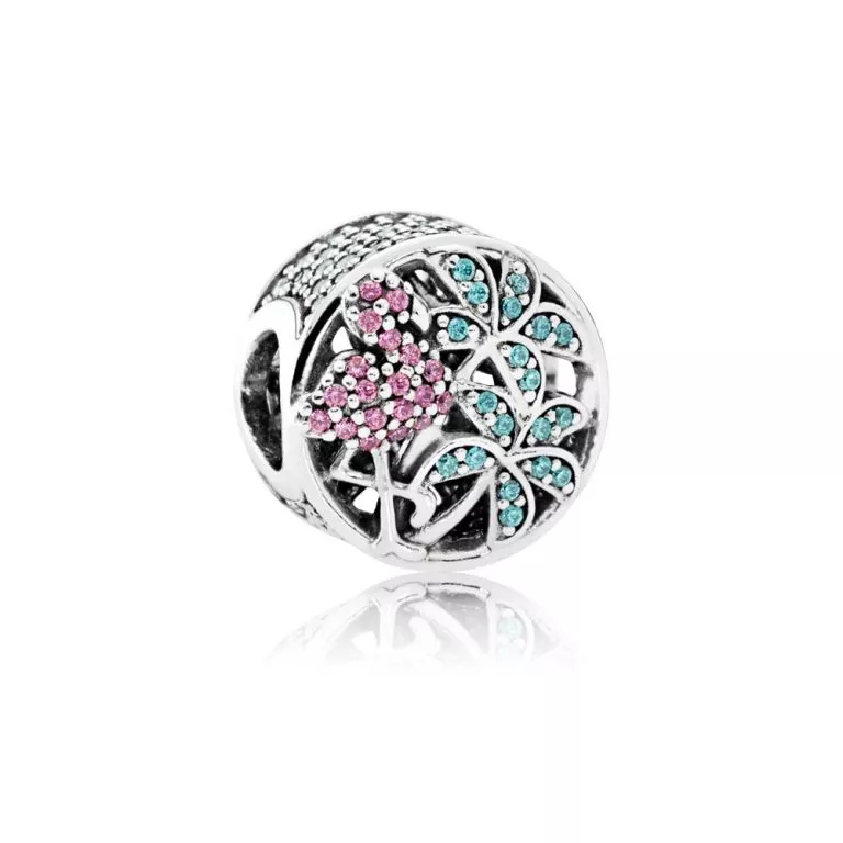 pandora charm tropik flamingo 792117czs