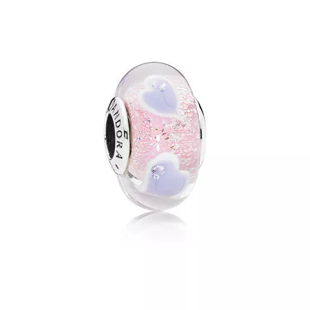 pandora charm çok kalpli cam 796599cz
