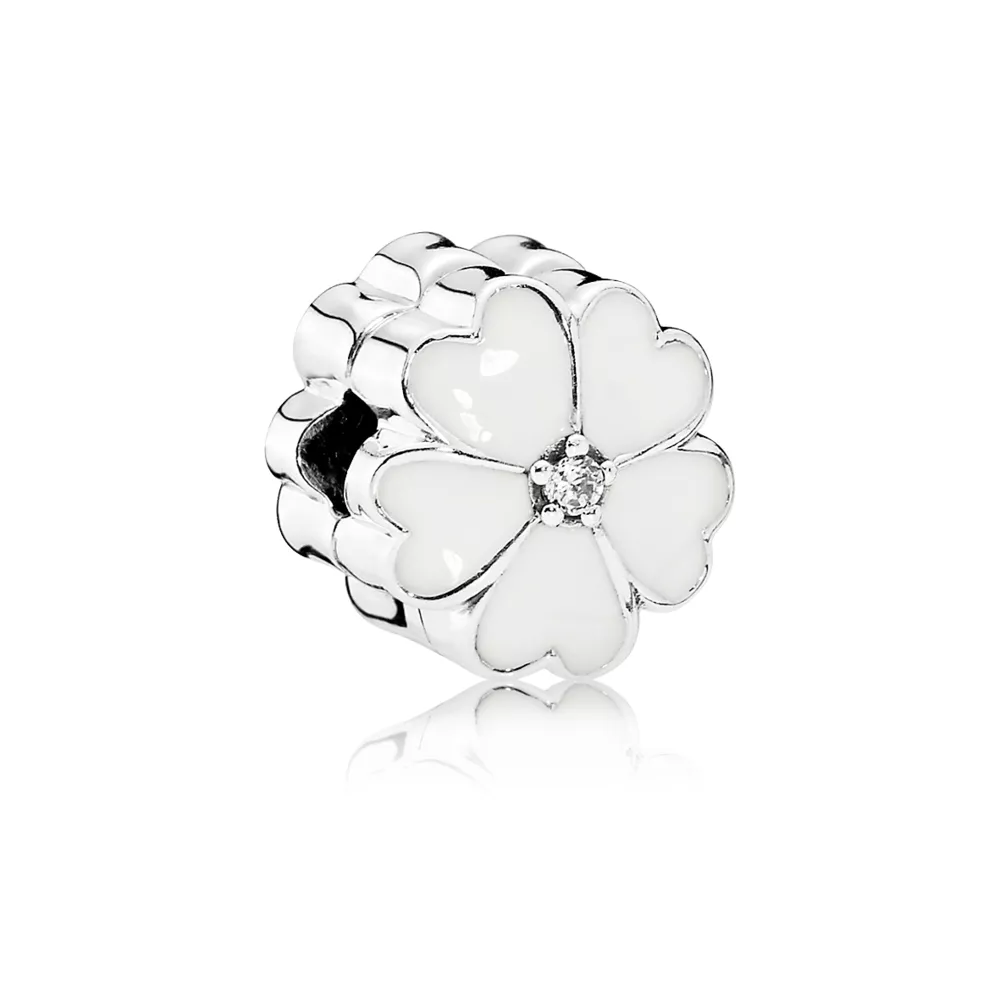 pandora clip beyaz çuha çiçeği 791822en12