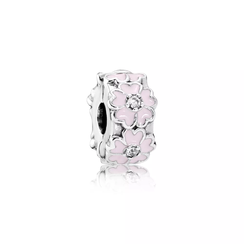 pandora clip pembe çuha çiçeği 791823en68