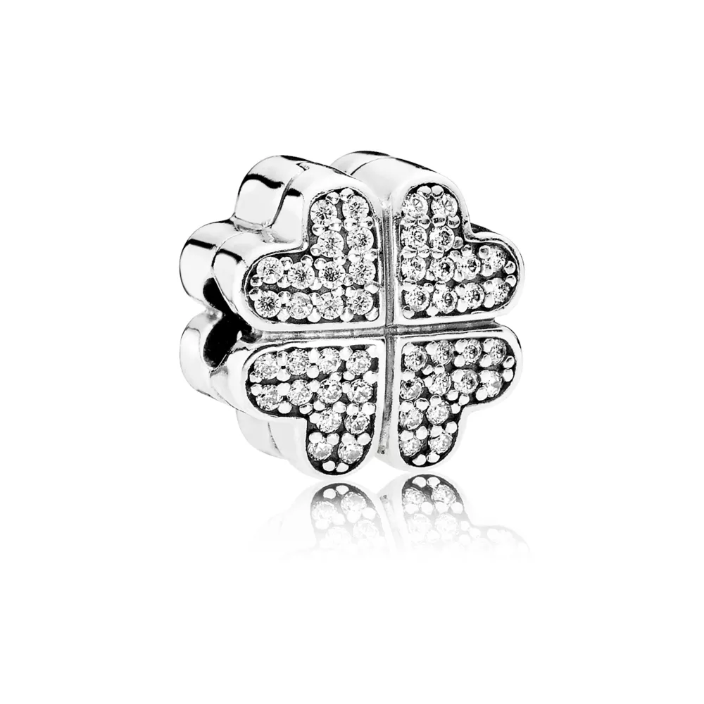 pandora clip sevgi yaprakları 791805cz