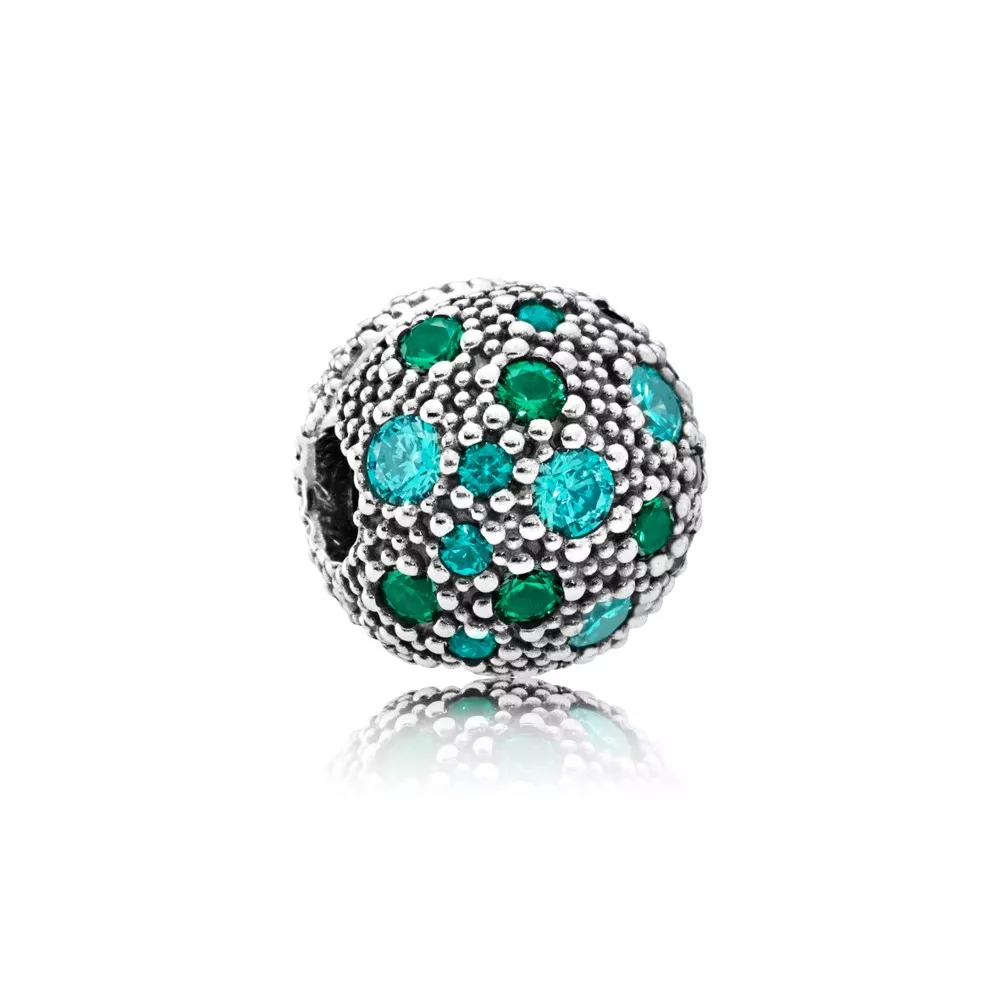 pandora clip yeşil kozmik yıldızlar 791286mczmx