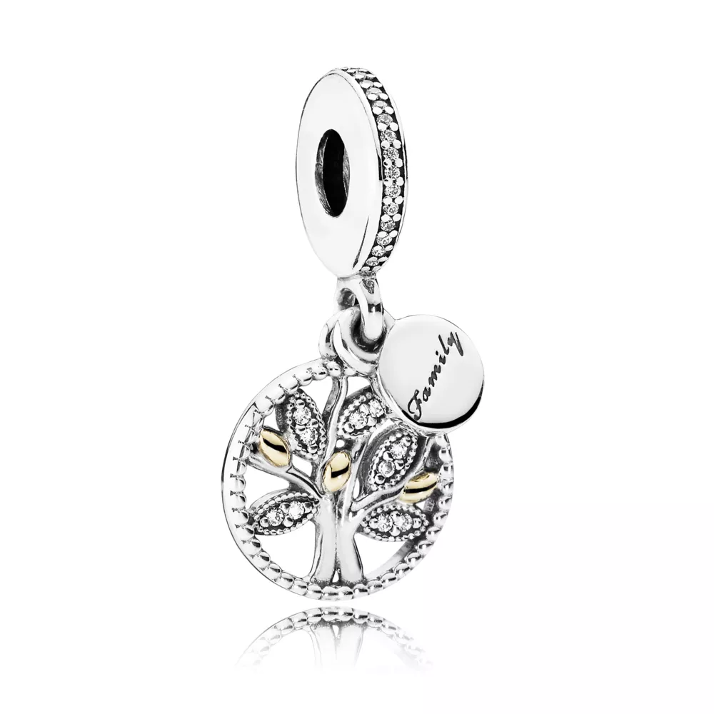 pandora sallantili charm aile ağacı 791728cz
