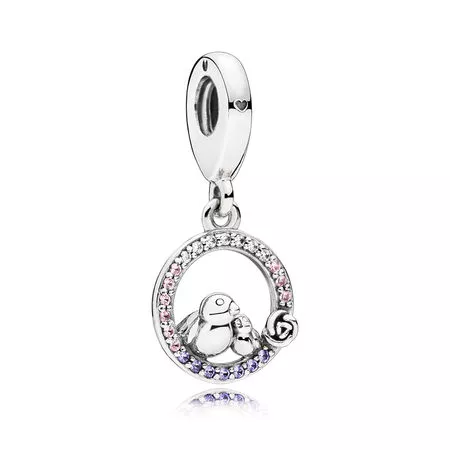 pandora sallantili charm anne bebeği kuş 797060nprmx