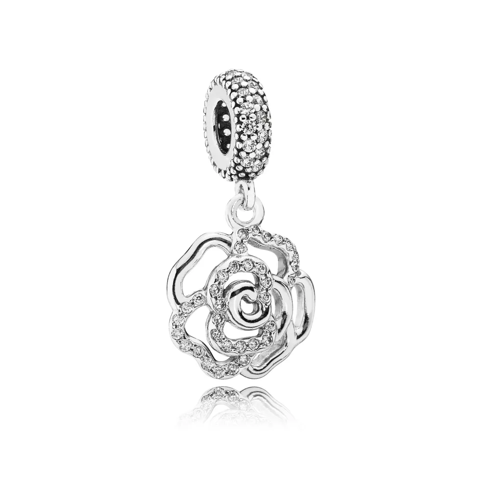 pandora sallantili charm işıltılı gül kafes i̇şi 791526cz