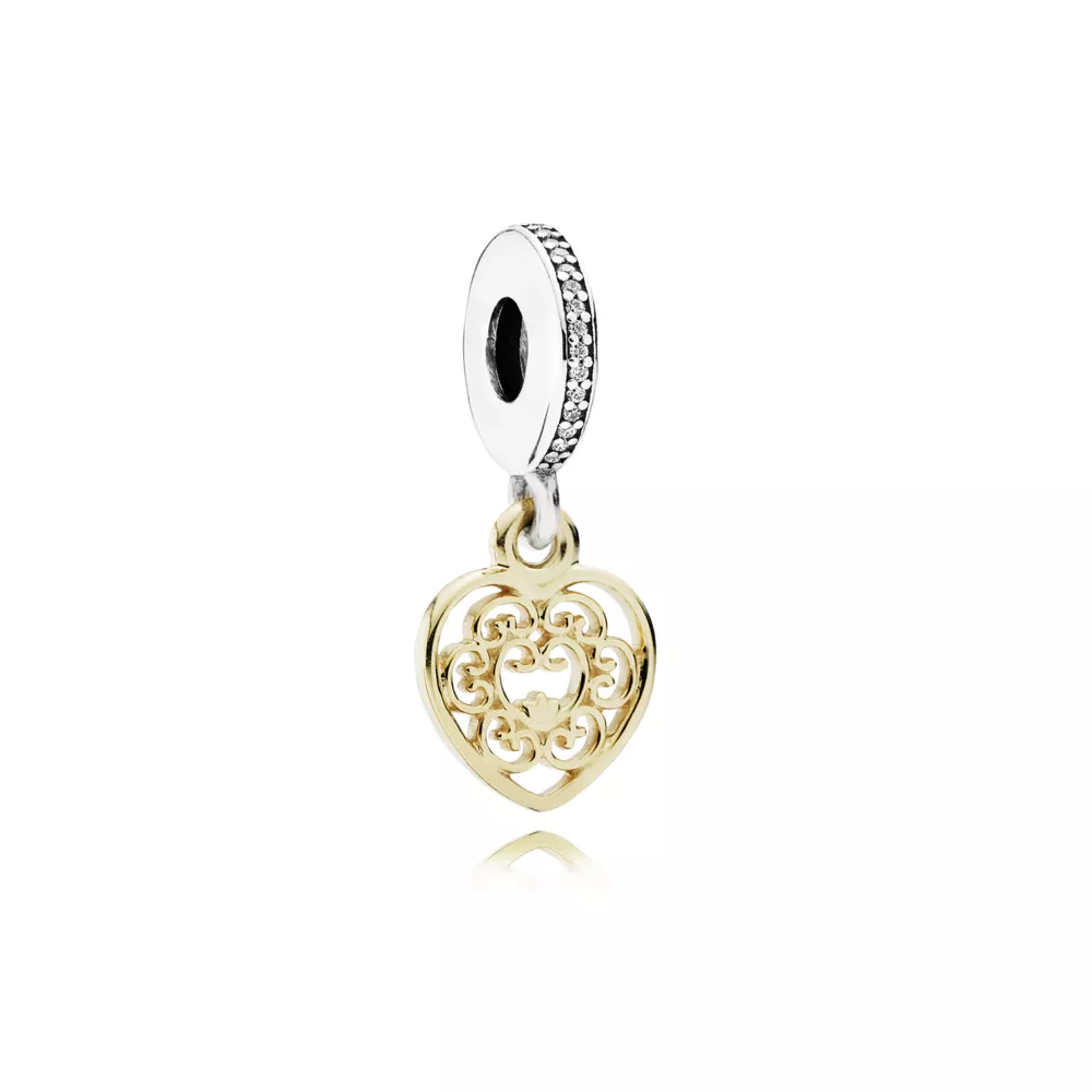 pandora sallantili charm mükemmel kalp 791742cz