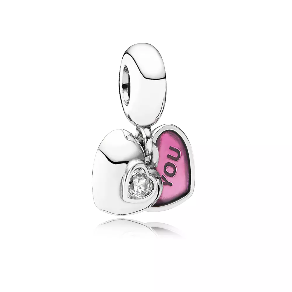 pandora sallantili charm pembe sen ben 791244cz
