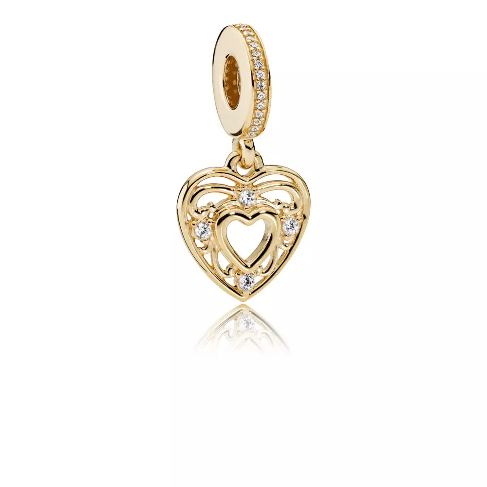 pandora sallantili charm romantik kalp 751001cz