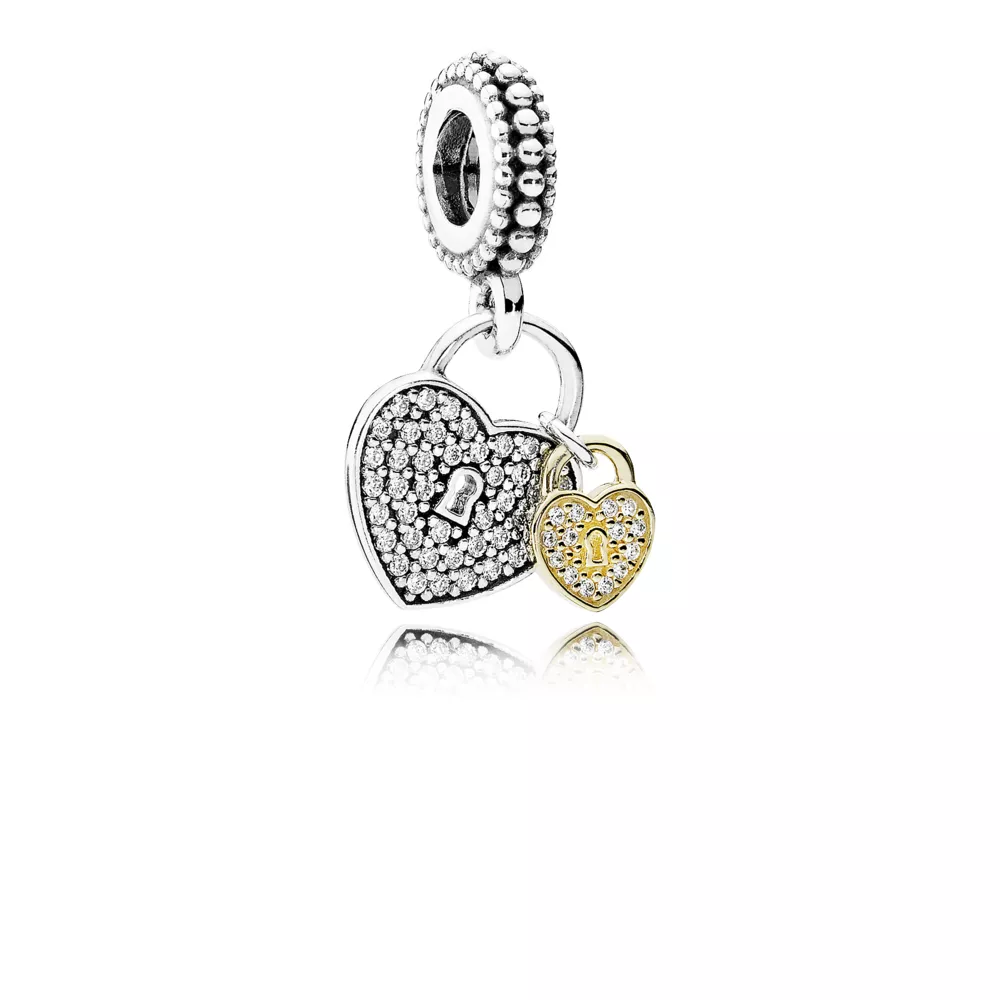 pandora sallantili charm sevgi kilidi 791807cz