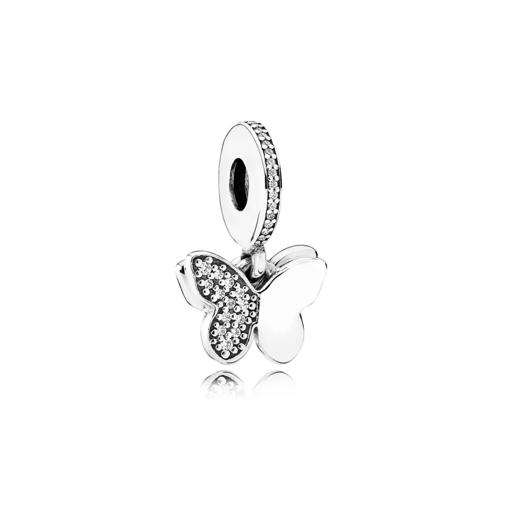 pandora sallantili charm titrek kelebekler 791844cz
