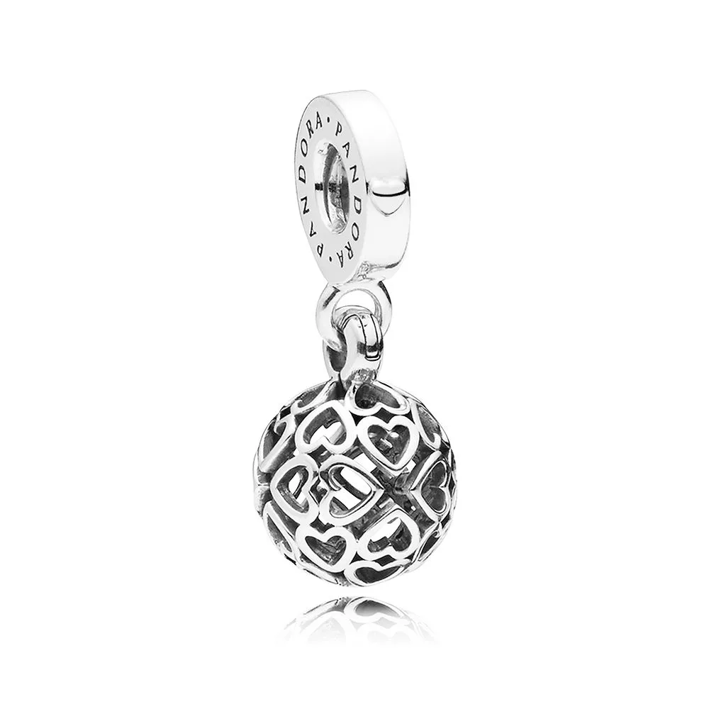 pandora sallantili charm uyumlu kalpler 797255