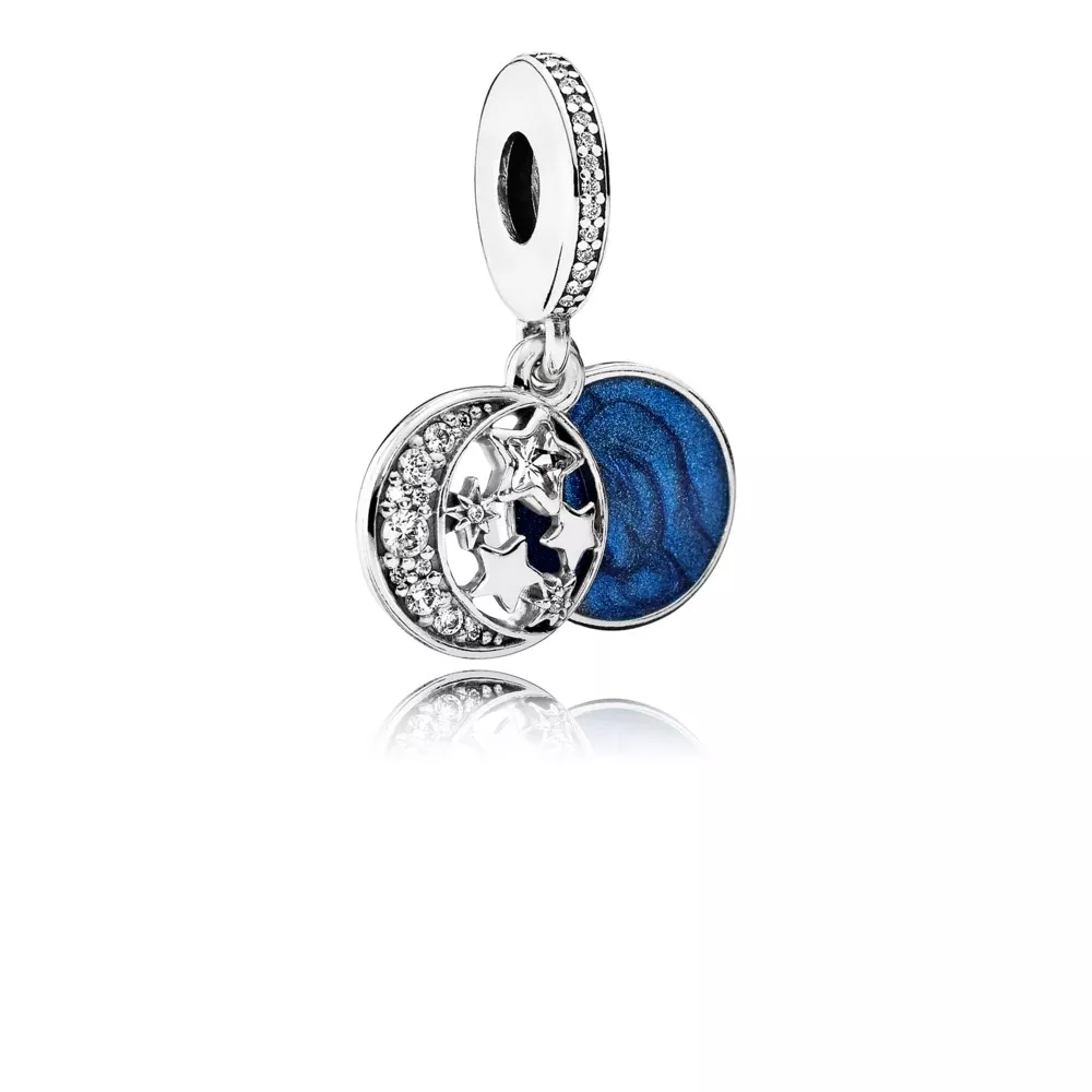 pandora sallantili charm vintage gökyüzü 791993cz
