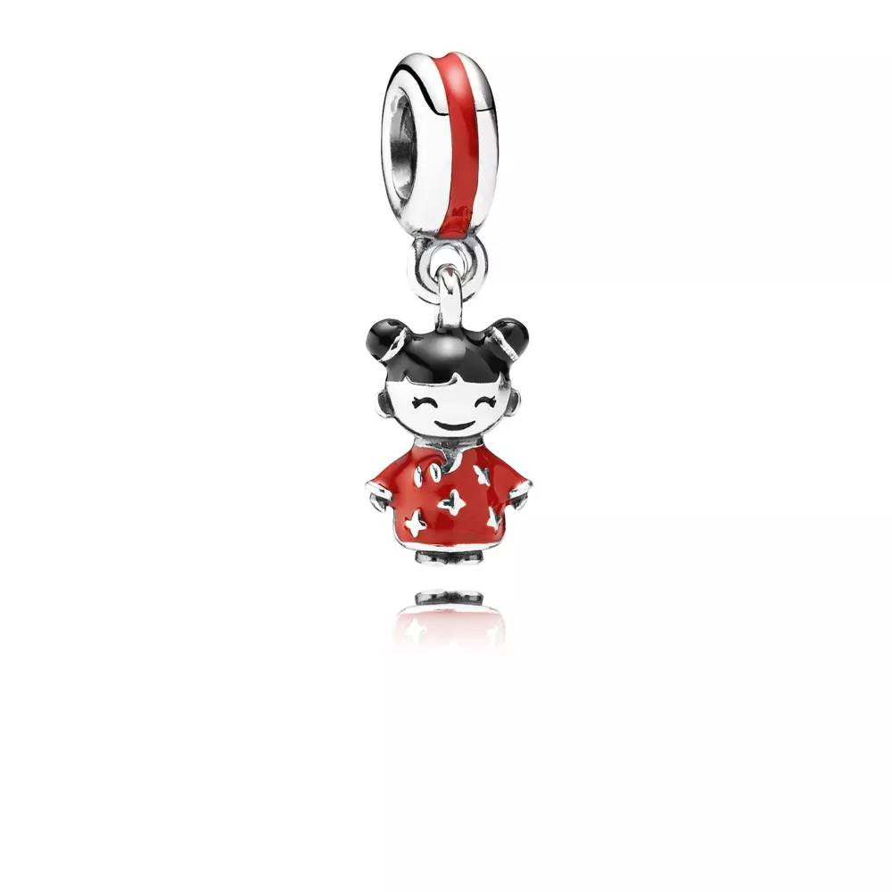 pandora sallantili charm çinli bebek 791431enmx