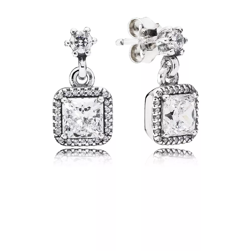 pandora damla küpeler ebedi zarafet 290593cz