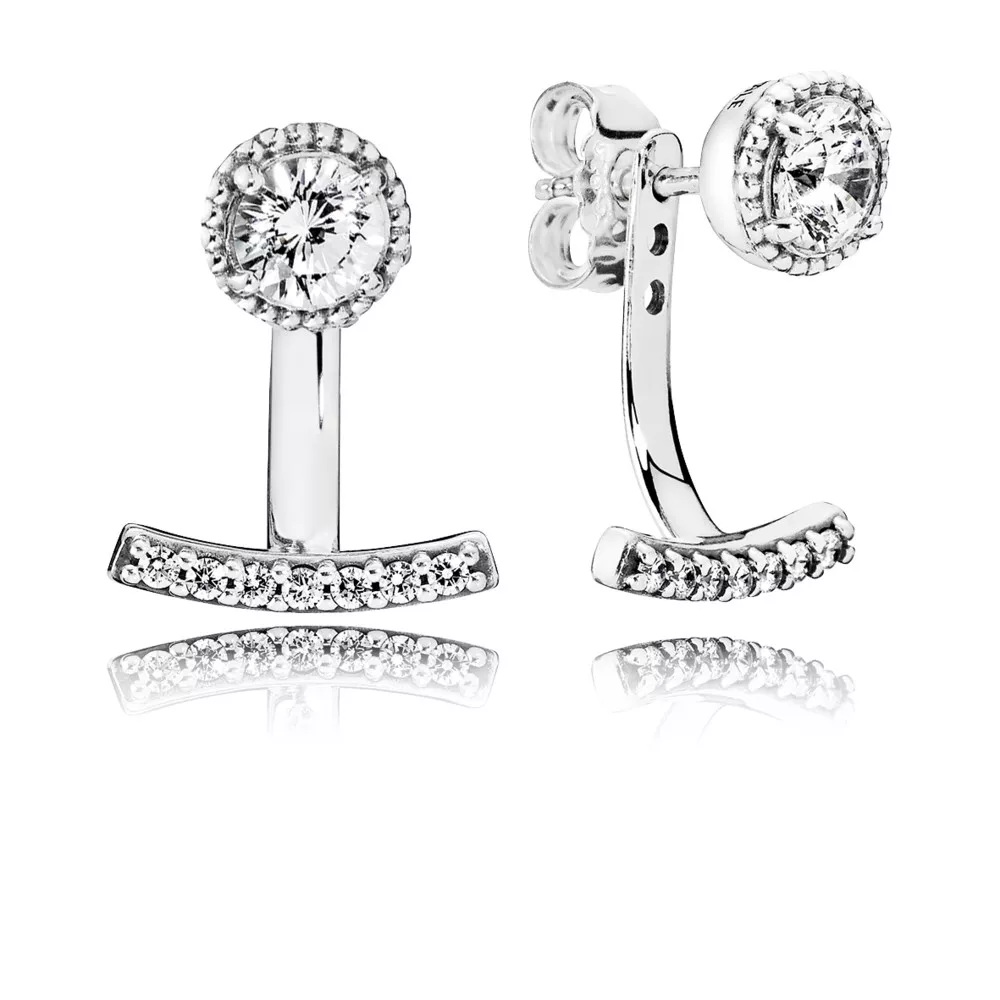 pandora damla küpeler soyut zarafet 290743cz