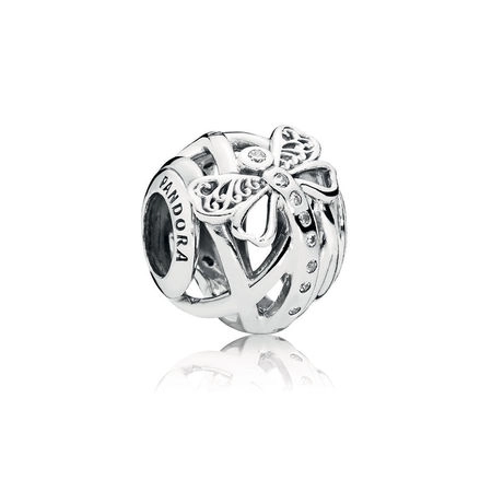 (resim) PANDORA Rüya Kelebeği Charm, Berrak CZ - 797025CZ