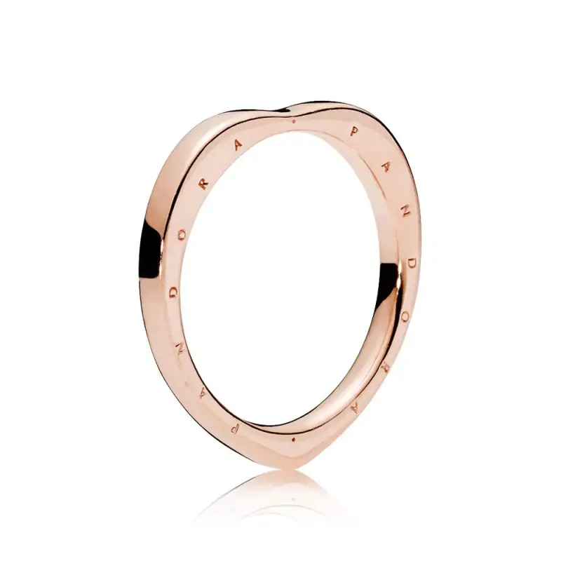 Heart-Shaped Pandora Logo Ring - 187379 - Ürün Resmi