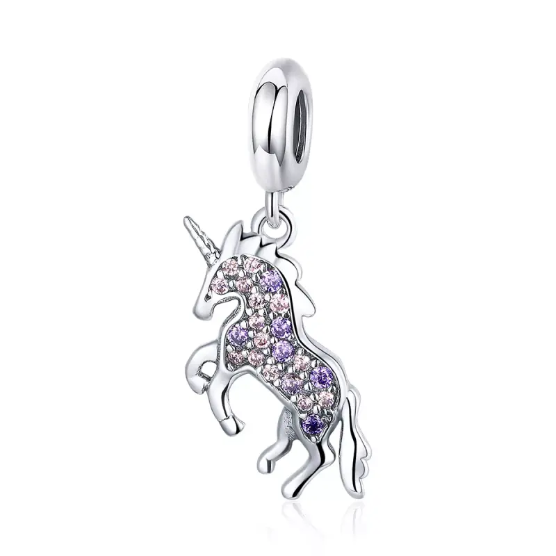 Pandora tarzı Tekboynuz Sallantılı Charm - SCC996 - Ürün Resmi