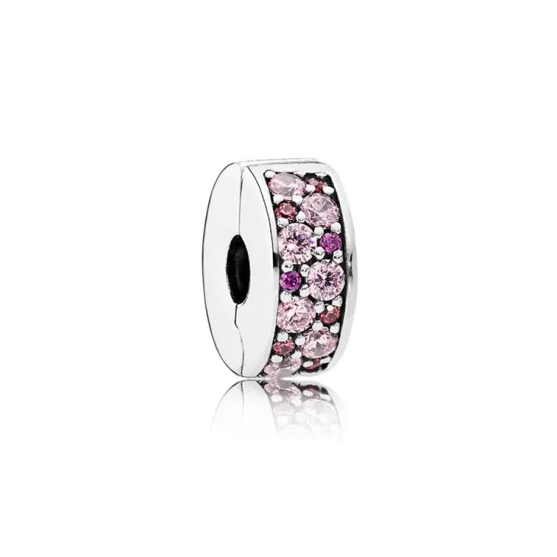 PANDORA Mozaik Parıltılı Zarafet, Fantezi Pembe Fantezi Mor CZ Ara Parçası - 791817CZSMX - Ürün Resmi