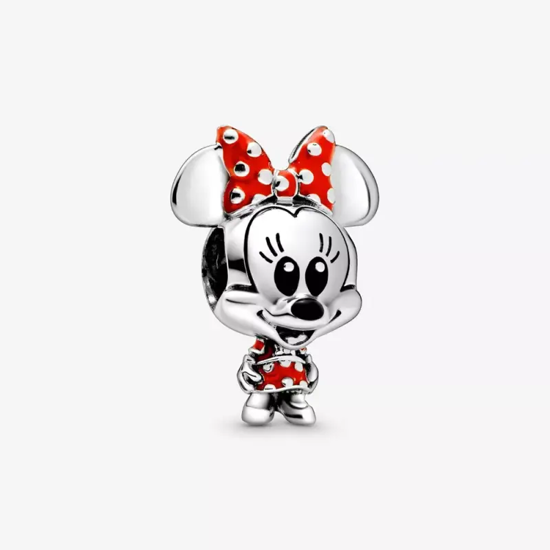 Disney, Puantiye Fiyonklu ve Elbiseli Minnie Charm - 798880C02 - Ürün Resmi