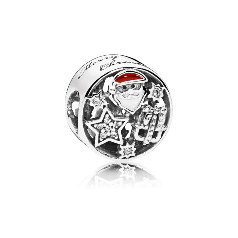 PANDORA Noel Baba ve yıldızlar Charm - 796364CZ - Ürün Resmi