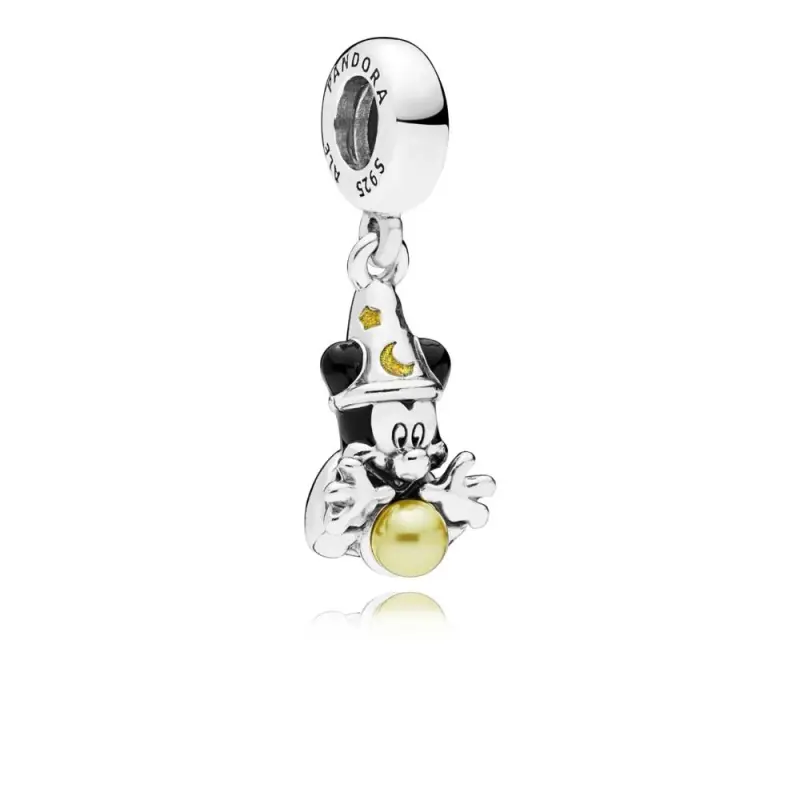 PANDORA Disney, Büyücü Mickey Pandalı Kolye Ucu - 797493ENMX - Ürün Resmi