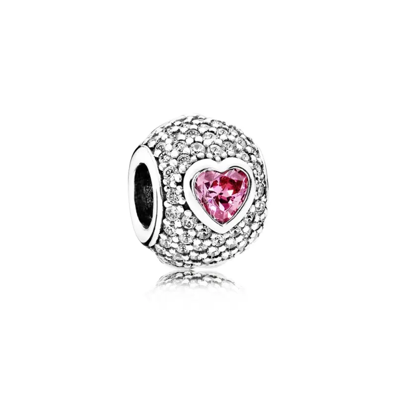 PANDORA Büyüleyici Pavé Kalp Charm - 791815CZS - Ürün Resmi