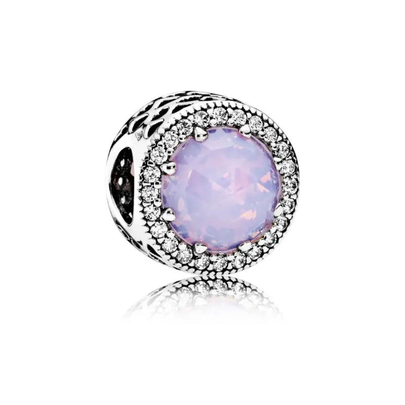 PANDORA Opalescent Pink Radiant Hearts Charm - 791725NOP
<br /> - Ürün Resmi
