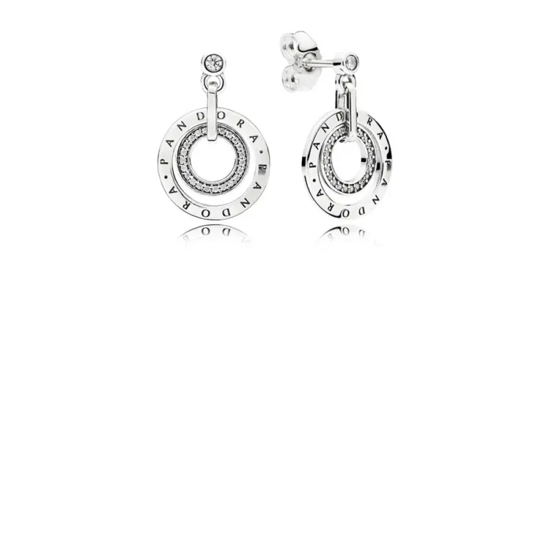 PANDORA Halkalar Kolye Küpeler, Şeffaf CZ - 296296CZ - Ürün Resmi