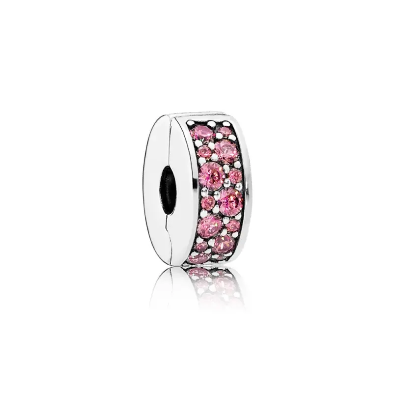 PANDORA Hanımeli Pembe Parıltılı Zarif Ara Klips - 791817HCZ - Ürün Resmi