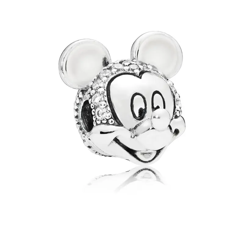 PANDORA Disney, Parıltılı Mickey Portre Klips, Berrak CZ - 797495CZ - Ürün Resmi