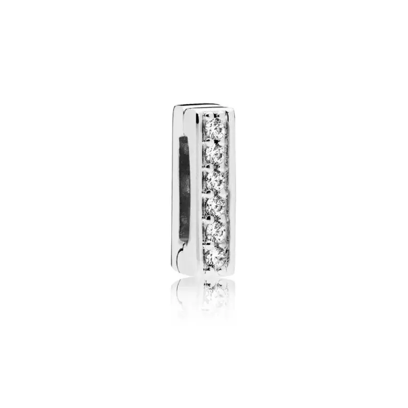 PANDORA Reflexions™ Zamansız Parıltı Klips Charm, Berrak CZ - 797633CZ - Ürün Resmi