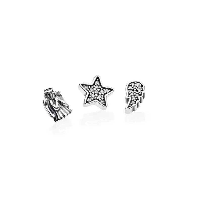 PANDORA Gök Küçük Madalyon Charm Takımları - 792020CZ - Ürün Resmi