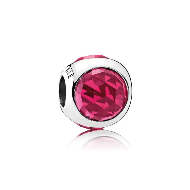 PANDORA Işıltılı Damla Vişne Kristali Charm - 792095NCC - Ürün Resmi