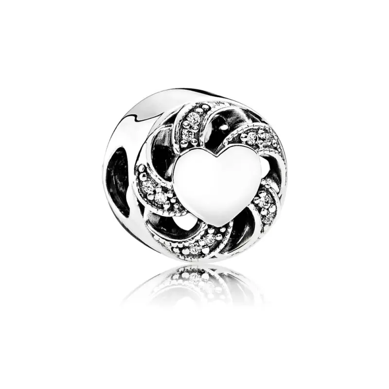 PANDORA Kurdele Kalp Charm - 791976CZ - Ürün Resmi