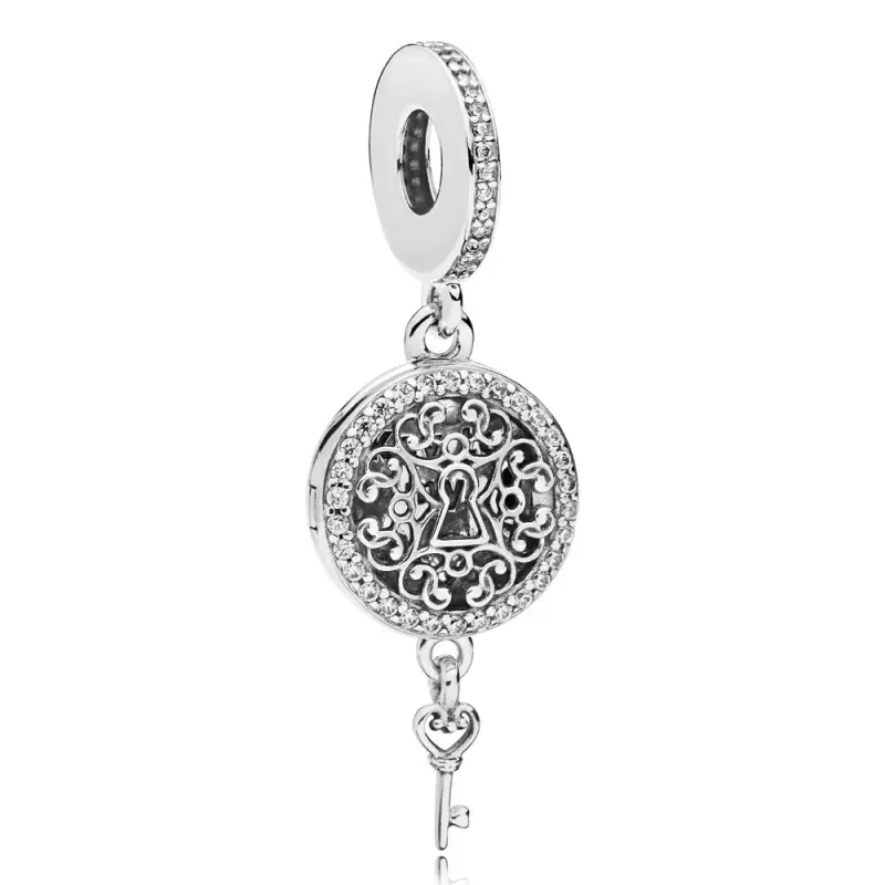 PANDORA Muhteşem Aşk Anahtarı Askı Charm, Berrak CZ - 797660CZ - Ürün Resmi